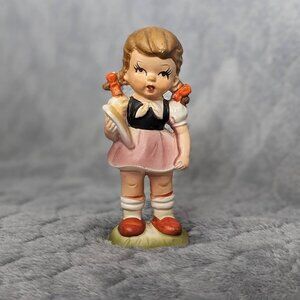 School Girl Figurine 5.5 Inches Tall